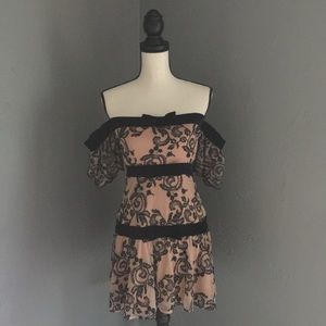 FL&L OFF SHOULDER CLEMENCE DRESS